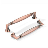 khtumeware 10 Pack 5 Inch(128mm) Brushed Antique Copper Cabinet Pulls Heavy Duty Soild Cabinet Handles Kitchen Cabinet Hardware