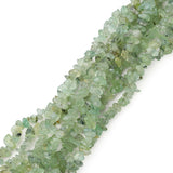 LAIDANLA Prehnite 400pcs Natural Chip Stone Beads 5-8mm Healing Crystal Irregular Gemstones Drilled DIY Loose Rocks Bead Crystal