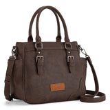 Wrangler Tote Bag for Women Coffee Purse for Woman Medium Ladies Crossbody Handbag WG187-8318CF