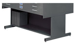 Safco Products 4979BL Flat File High Base for 5-Drawer 4998BLR Flat File, Sold Separately, Black
