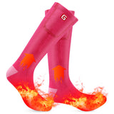 SVPRO Electric Heated Socks Men Women Rechargeable Battery Operated Winter Foot Warmer Winter Thermal Heating Socks for Ice Fish