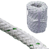 TINVHY 3/8 Inch x 100 Feet 4800Lbs Double Braid Polyester Rope Breaking Strength Strong Pulling Rope