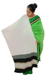 Sprha Women Woolen Stole Printed Wool White Stole 22112