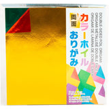 Aitoh Origami Paper 5.875X5.875 18/Pkg, Assorted Foil/Foil DoubleSided
