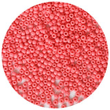 Bala&Fillic Peach Color 4mm Seed Beads About 1200pcs/100Grams in Bag, 6/0 Glass Craft Beads for Making Bracelet and Necklace (Pe