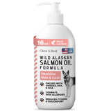 Wild Alaskan Salmon Fish Oil for Dogs - 16 oz. of Fish Oil Formula - Pump Cap Bottle - Contains Omega-3 and 6, Vitamin D, EPA, a