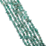 BEADIA Irregular Natural Green Aventurine Jade Stone Loose Semi Gemstone Beads for Jewelry Making 5-8mm 80cm