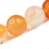 Malahill Gemstone Beads for Jewelry Making, Sold per Bag 5 Strands Inside, Orange Carnelian 6mm