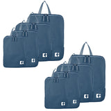 Kuber Industries Pack Of 8 Packing Cubes Mesh Bags | Suitcase Organizer For Travelling | Packing Bags For Travelling | Make Up/C