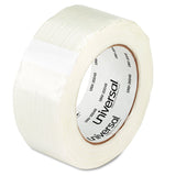 Universal UNV30048 3 in. Core 48 mm. x 54.8 m. #120 Utility Grade Filament Tape Clear (1Roll)