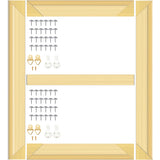 ECOIOU 24X36 Inch Canvas Stretcher Bars Frame for Paint by Numbers, Oil Paintings, Prints, Posters (Need Extra Size to wrap Arou