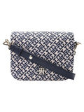 Tommy Hilfiger Logo Blue Polyester Sling Bag