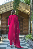 Anni Designer Women'S Rayon Viscose Embroidered Straight Kurta With Pant & Dupatta (Kasturi Pink-Vks03_Xl_Pink_X-Large),Pink,XL,,,