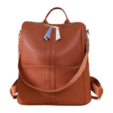 Velura Sydl Backpack Utility Modern Compact Casual Pu Leather Purse For Gifts Rvs Go Out Brown|1 Piece Backpack|Clothing, Shoes