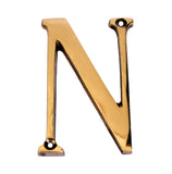 eSplanade - Brass House Hotel Door Name Alphabets - Wall Door Plaque Letter Alphabet - 3 Inches - Golden (A Alphabet) (N Alphabe