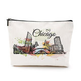 California Gifts Makeup Bag - Cosmetic Bag for California Lovers - Funny Travel Souvenir - Birthday, Bachelorette Party, Friends