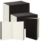 MIVIDE 100 Pack Black Small Pocket Notebook, 3.5inch x 5.1inch(90x130mm) Mini Notebooks Bulk, Small Pocket Journal Memo Notepads for C