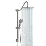 Sarlai Rain Shower Head with Handheld Spray - Dual Shower Head Combo,Stainless Steel 10 Inch Shower Head, 5 Function Handheld wi