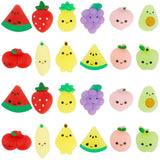 Cllayees 24 Pcs Squishy Toys, Fruits Mochi Squishies, Mini Kawaii Stress Relief Toys Party Favors for Kids Adults Birthday Gifts