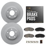 Max Advanced Brakes Rear Brake Kit Compatible With 2012-2017 Toyota Camry Avalon Compatible with Lexus ES350 ES300h Replacement