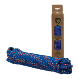 ECO-Friendly Braided Rope Hank 90 Foot Patriot Blue 1/8 (3mm)