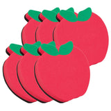 Magnetic Whiteboard Eraser, Star Dots, Pack of 6