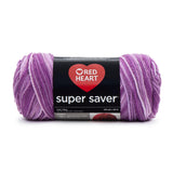 Red Heart Super Saver Economy Yarn, Purple Tones (E300.0546)