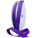 Morex Ribbon Dazzle Grosgrain Ribbon, 7/8 inch by 100 Yards, Regal Purple, 99005/00-470