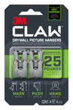 3M CLAW 25 lb. Drywall Picture Hanger with Spot Markers, Heavyweight Hanging Solution for Room Decor and Office Decor, Including