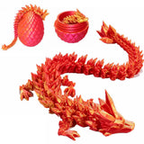 3D Printed Dragon with Surprise Egg,Surprise Dinosaur Eggs Fidget Toys for Kids, Birthdays, Halloween Christmas Decorations Gift