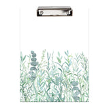 Britimes Clipboard Decorative Office School Hardboard Wood Nursing Clip Board and Pull for Standard A4 Letter Size Summer Mint G