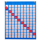 LEARNING ADVANTAGE 1120 Pocket Chart Number Chart for Kids 32 High x 27 Wide Teach Early Numeracy HandsOn Math Manip