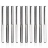HQMaster CNC Router Bits 1/8 Router Bit Straight Router Bit 1 8 Shank Straight Flute End Mill Cutter 2-Flute Milling Cutting Tun