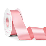 Laferri Dusty Rose Satin Ribbon Double Faced,1-1/2 X 25 Yards,Fabric Ribbon Use for Gift Wrapping DIY Craft Floral Bouquets Wedd