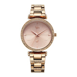 Fastrack Vyb 6.0 Diva Quartz Rose Gold Round Dial Women'S Watch | Stainless Steel Strap Material | Watches For Women Analog | Gi