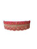 Traditional Embroidery Cloth Saree Waist Belt Stretchable Kamarpatta Kamarband For Women Size 3040 Inches Only (Hc398 B)