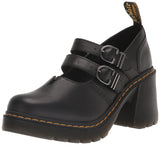 Dr. Martens Women's Eviee Platform, Black Sendal, 5