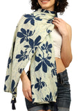 Ke Kanha Exports Cotton Scarf With Tassels|Bandhani Print Scarf For Women Stylish|Stole For Women|Breathable Boho Beach Summer W