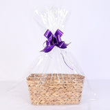 Gift Baskets Empty, Woven Storage Basket , Baby Shower Organizer, Nursery Toy Bin with Gift Bags and Ribbons - Natural color (1-