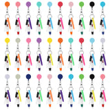 Fulmoon 150 Pcs Nurse Pen Set 30 Retractable Nursing Badge Reel 30 Ballpoint Pens 30 Mini Highlighter 30 Permanent Marker Pen 30