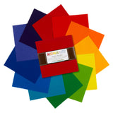 Kona Cotton 5 Charm Squares 42 Pcs Bright Rainbow