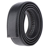 Calandis MenS Faux Leather Casual Formal Automatic Waist Strap Belts Slide Waistband Without Buckle, Multicolour