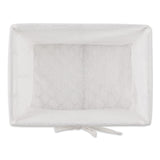 Asst Vintage Grey Chicken Wire Bleached White Liner Basket Set/5