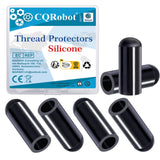 CQRobot Silicone End Caps 50pcs 1/4 Inch High Temp Protective Flexible Screw Thread Protectors Bolt Covers Screw Caps Kit for Me