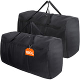 Lifewit 180L Extra Large Storage Duffle Bag for Traveling, Foldable Moving Bag with Zippers and Handles, Heavy Duty Storage Bags