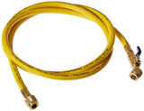 Yellow Jacket 29072 Plus II 1/4 Hose with Compact Ball Valve, 72, Yellow