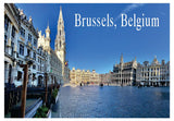Brussels, Grand Place, Belgium, Capital City, Souvenir Magnet 2 x 3 Fridge Magnet