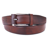 Zacharias MenS Artificial Leather Belt Mlb003 (Brown_Pack Of 1) (Free Size)