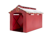 Lionel Christmas, Electric O Gauge Model Train Accessories, Lighted Christmas Half Covered Bridge (1929090)