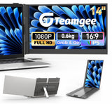 Teamgee 14Laptop Screen Extender, FHD 1080P Portable Monitor, Ultra-Thin & Lightweight Second Display for Travel, Work, and